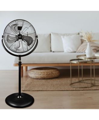 20 Inch Industrial 3 Speed Heavy Duty Powerful and Quiet Metal High Velocity 360 Degree Tilting Pedestal Drum Fan