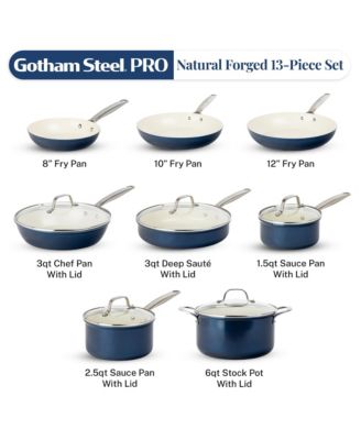 Pro Natural Collection 13-Piece Ceramic Coating Nonstick Cookware Set