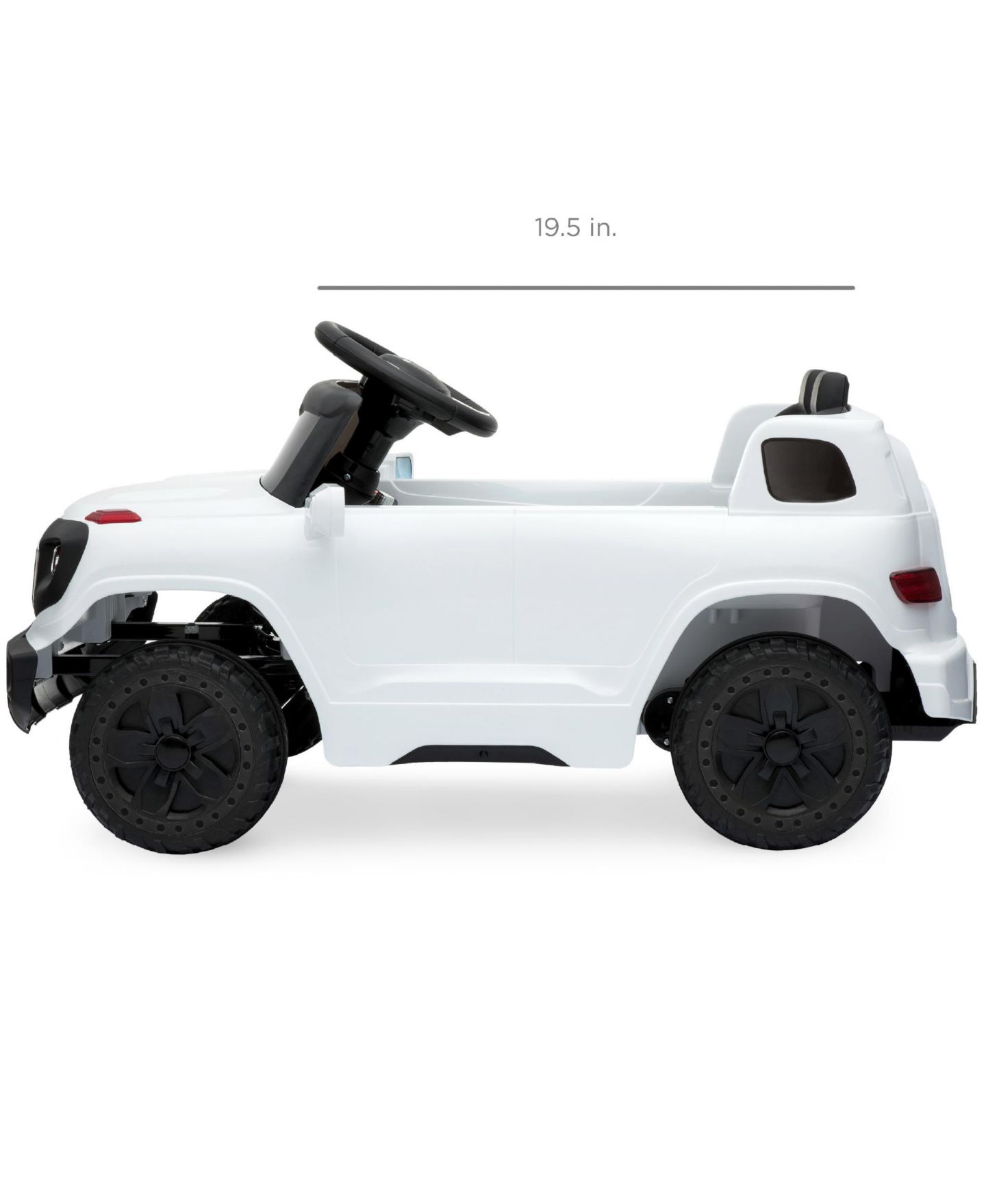 Детская игрушка Best Choice Products 6V Kids Ride On Car Truck with Parent Control, 3 Speeds, 44 lbs. Capacity, Ages 3+, цвет: Белый — фото 3