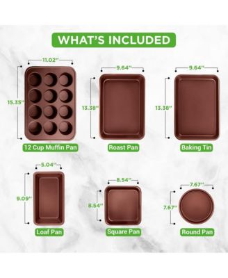 20-Piece Professional Cookware and Bakeware Set with Nonstick Pots and Pans, Cool-Touch Handles, Induction Safe