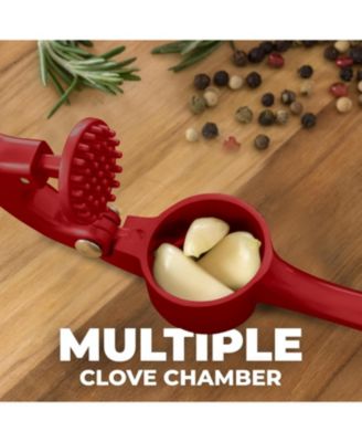 Stainless Steel Garlic Press – Durable, Easy-Squeeze Handle, Garlic Masher