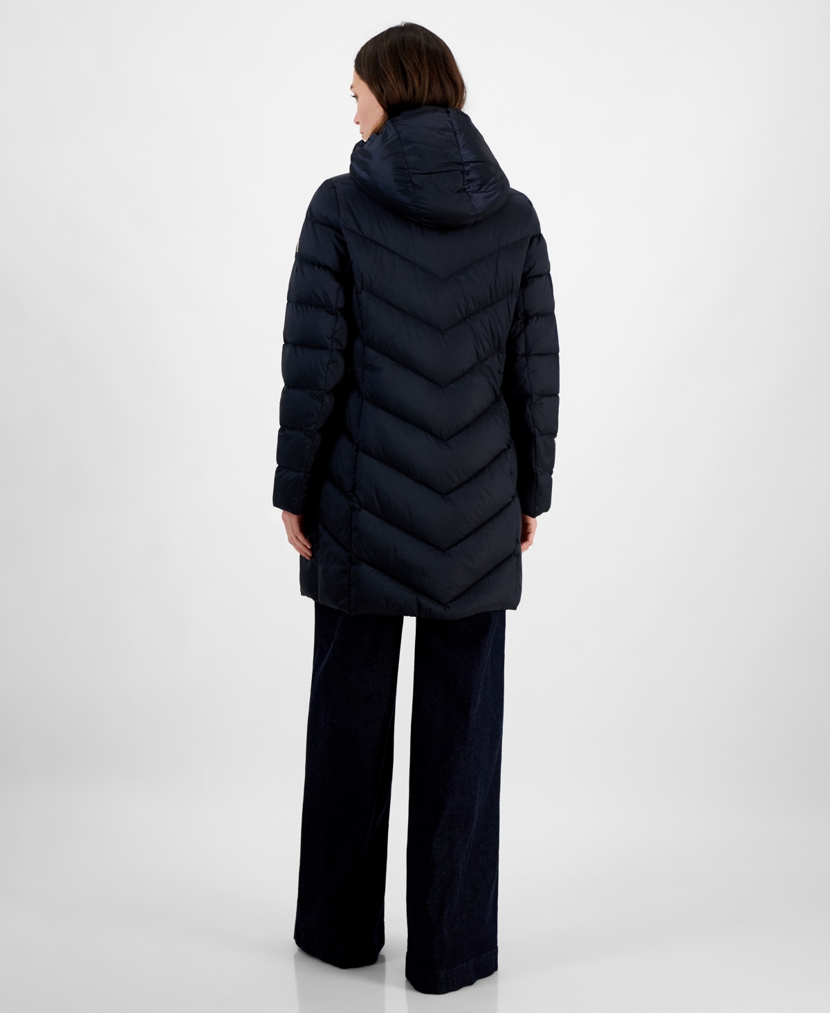 Michael Michael Kors Petite Hooded Packable Down Puffer Coat, Created for Macy's