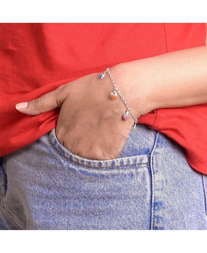 Bling Jewelry Good Luck Lucky Garden Colorful 5 Multi Ladybug Dangling