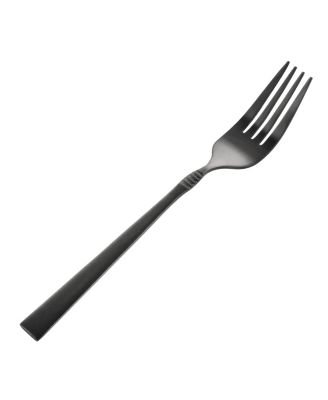 Cravat 20 Piece Flatware Utensil Set, Stainless Steel Silverware Metal Service for 4 in Matte Black