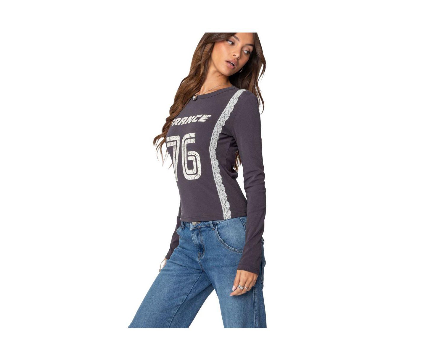 Women's Frenchy Long Sleeve T Shirt