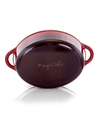 7-Quart Enameled Cast Iron Oval Casserole