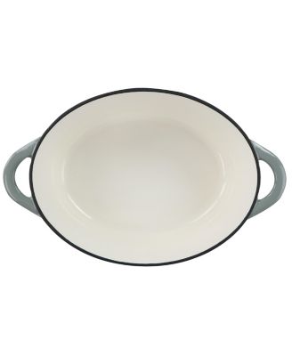 7-Quart Enameled Cast Iron Oval Casserole