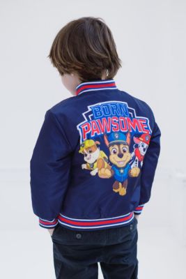 Boys Varsity Zip Up Bomber Jacket