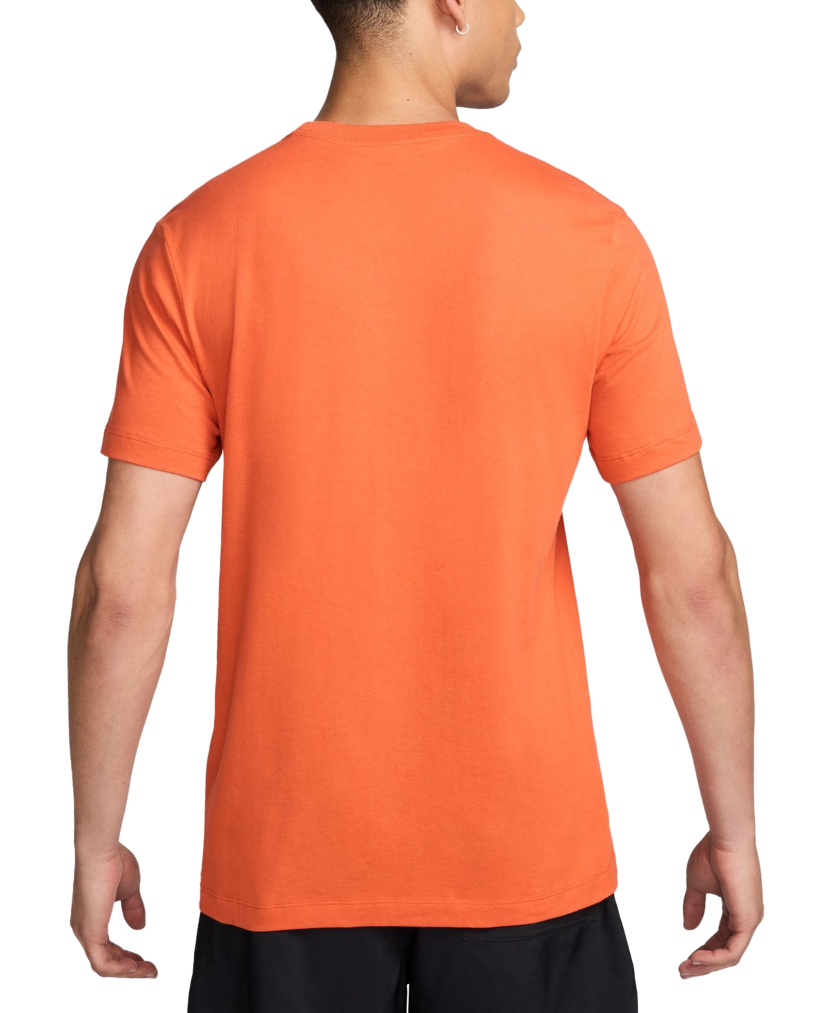 Nike Sportswear Men's Cotton Swoosh-Logo Crewneck T-Shirt