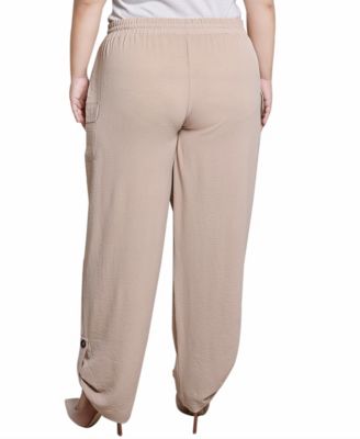Plus Size Pull On Cargo Pants