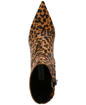 【追跡あり!】Steve Madden ALSTON-L レオパード アンクルブーツ ALSTON-L Leopard Print Pointy Toe Booties | Women's Designer