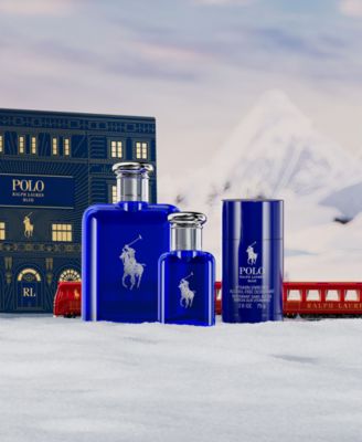 Ralph Lauren Men's 3-Pc. Polo Blue Eau de Toilette Gift Set - Macy's