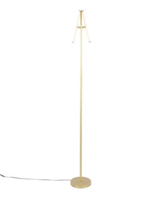 65" Metal Icicle Swivel Floor Lamp