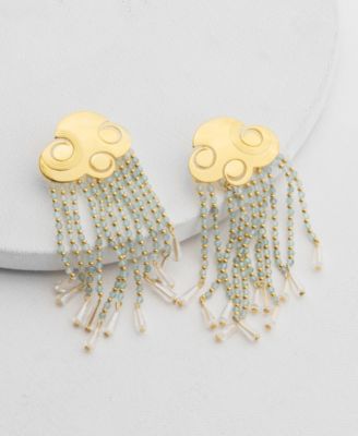 18K Gold Plated Joya Dangle Earrings