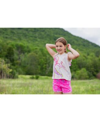 Girls SPIDERMAN Spidey and His Amazing Friends Cosplay Tank Top and Dolphin Active French Terry Shorts Outfit Set