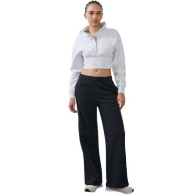 Women's Active Plush Essential Straight Leg Sweatpant