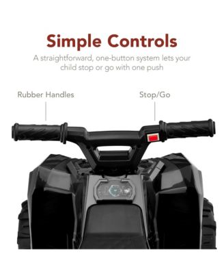 6V Kids Ride-On 4-Wheeler Quad ATV Car w/ 1.8mph Max Speed, Treaded Tires