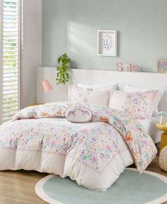 Intelligent Design Lulu Floral Reversible 3-Pc. Duvet Cover Set, Twin
