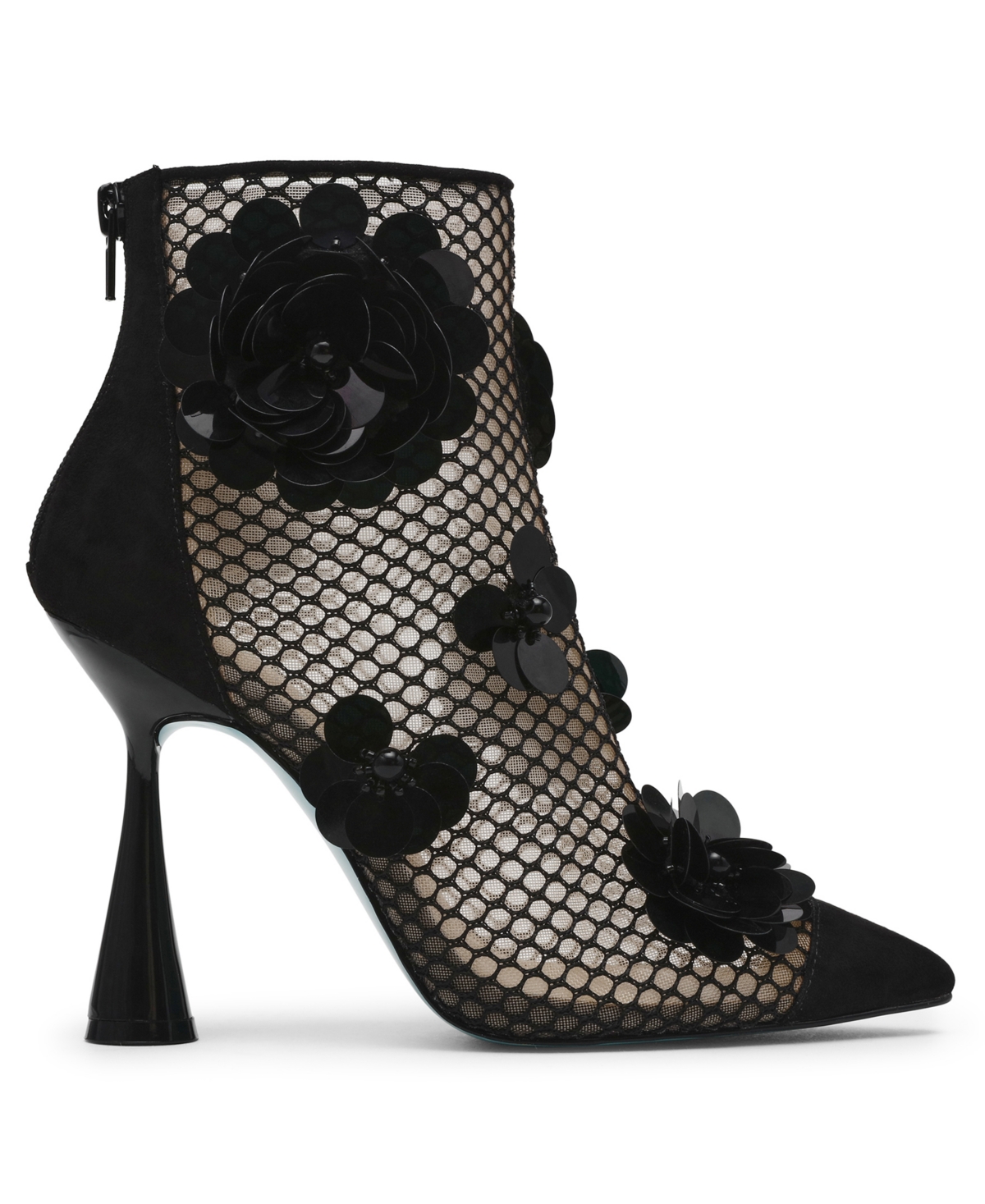 Betsey Johnson Women's Navey Embellished Dress Booties