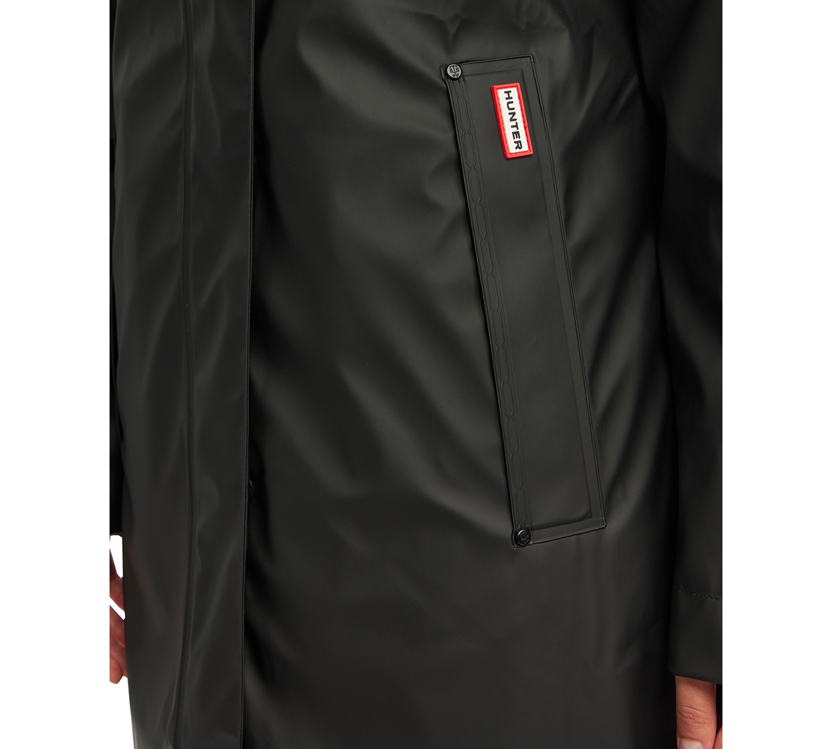 Hunter Women's Longline Padded Rubberized Coat