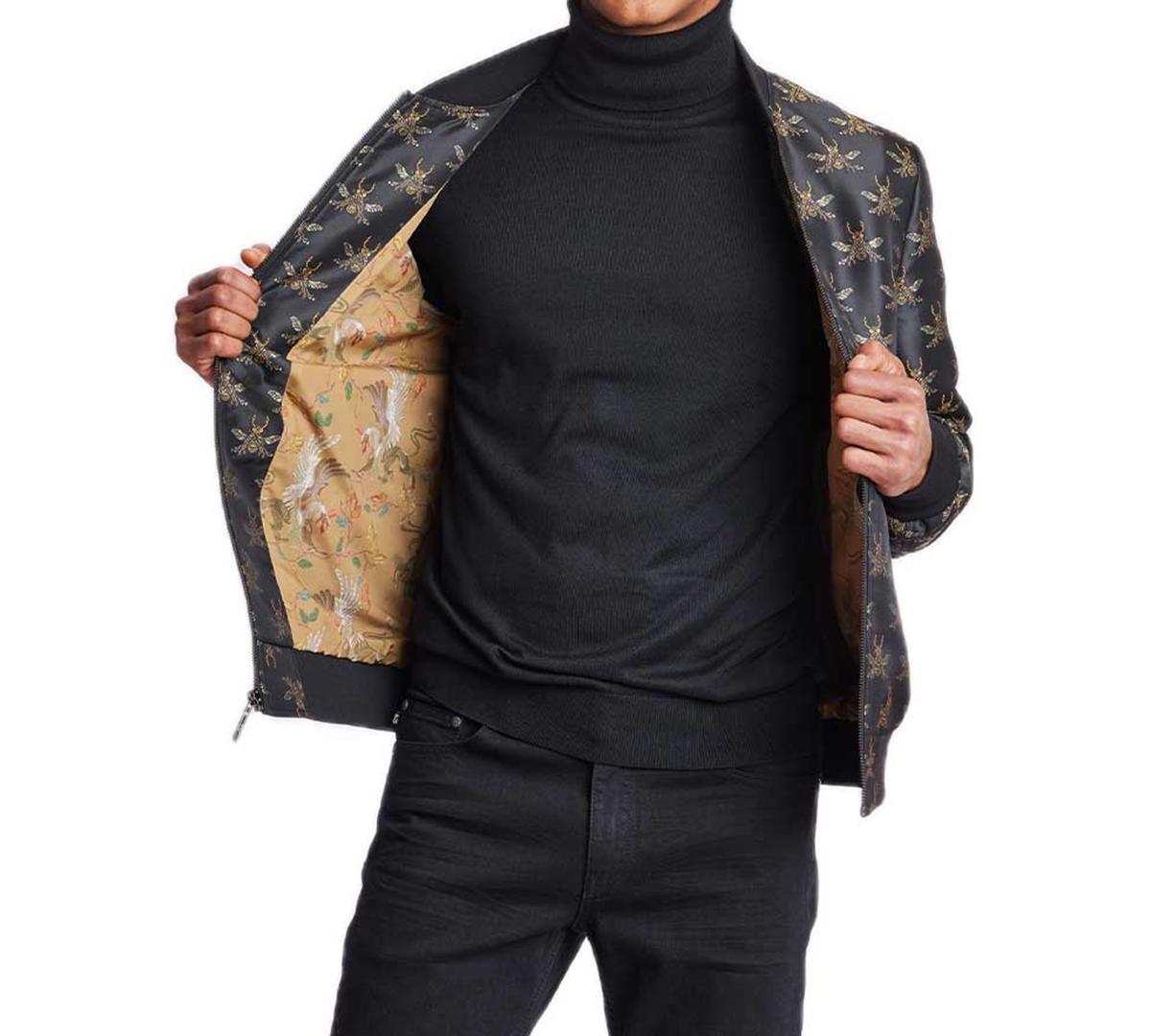 Paisley & Gray Men's Hyde Beetle Bomber Jacket