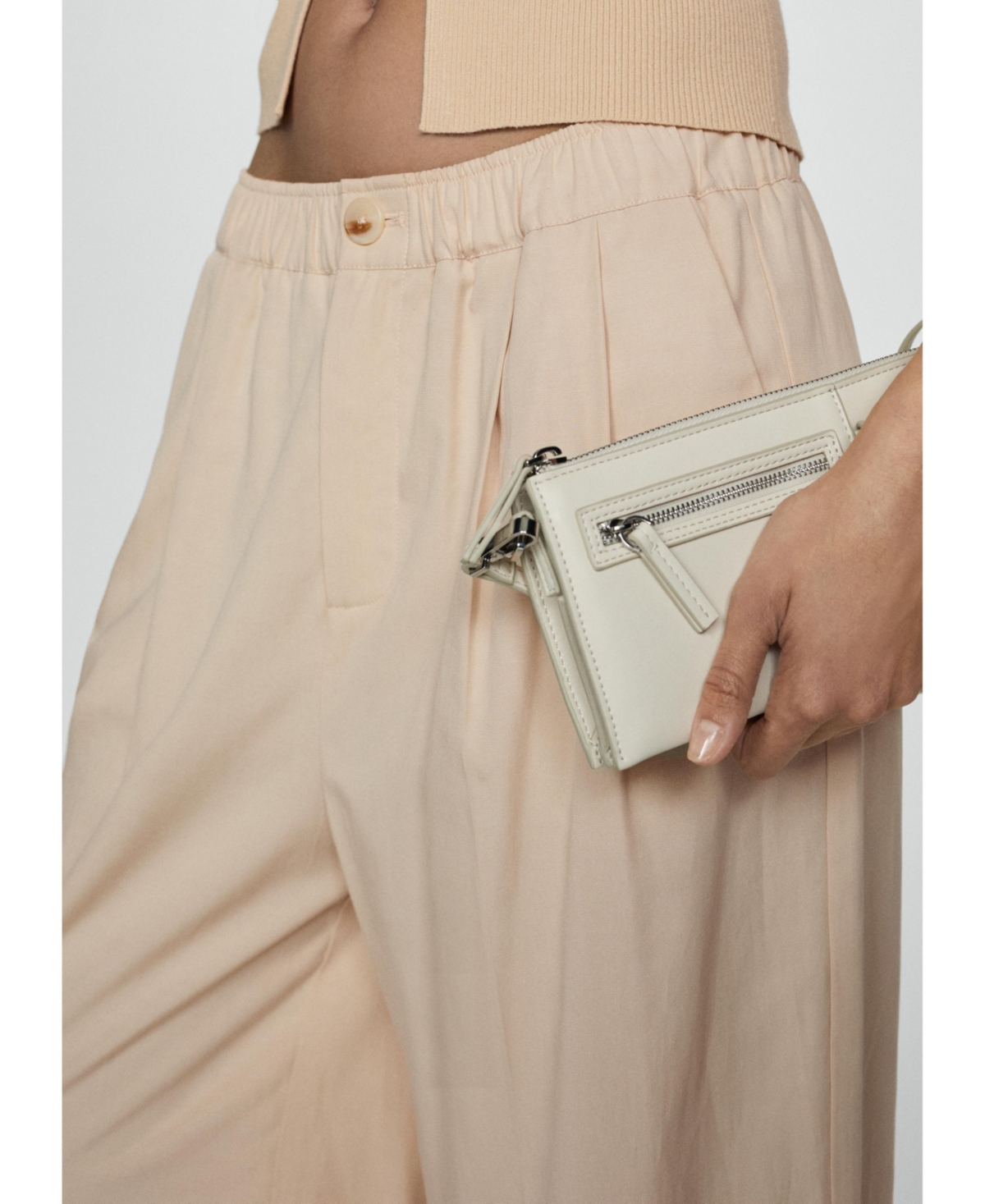 Mango Women's Lyocell Pleated Pants