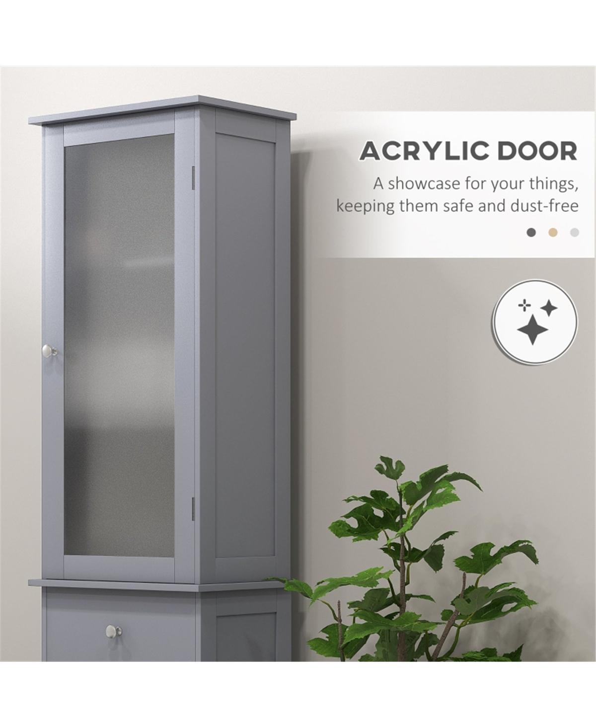 SlickblueBathroom Storage Cabinet – Elegant and Functional Solution for Bathroom Organization - Grey