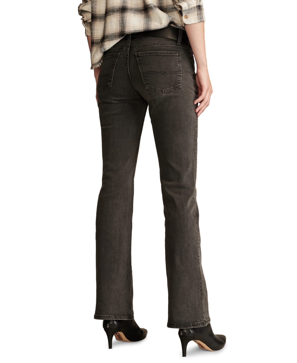 Shop Lucky Brand Women's Mid Rise Sweet Flare-leg Jeans In Phantom Wash
