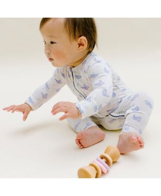 Baby Girls Butterfly Convertible Footie