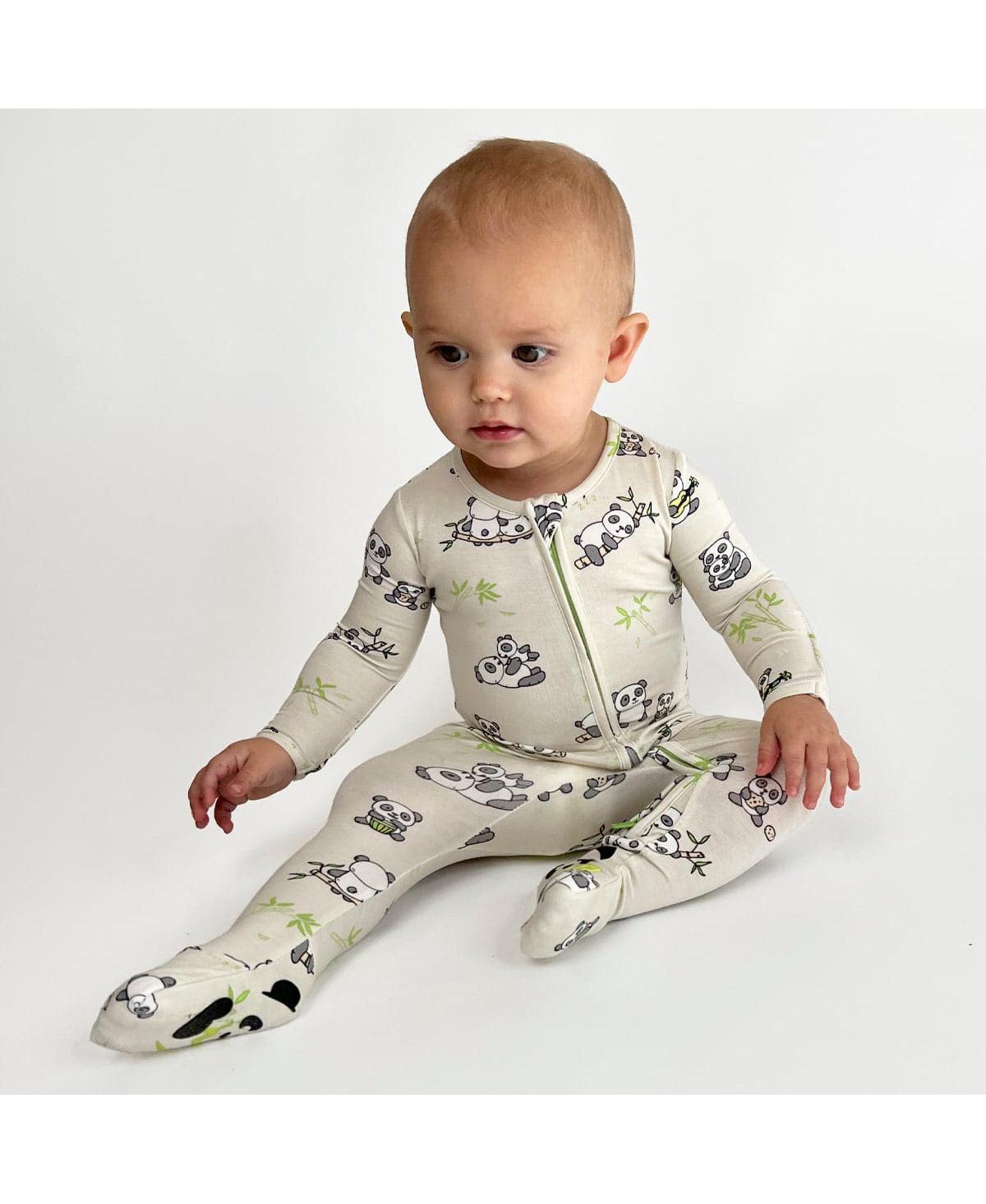 Bellabu Bear Unisex BabyConvertible Footie - Panda