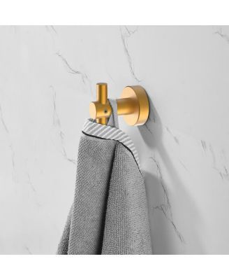 Bathroom Hardware Set, Thicken Space Aluminum 6 PCS Towel bar Set