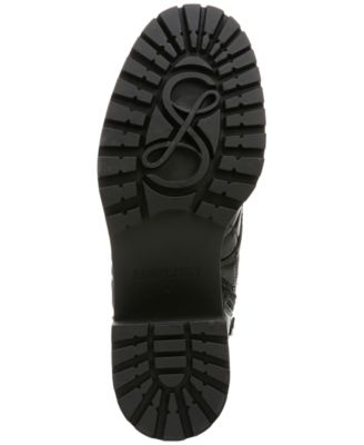 Women's Otis Quilted Lug Sole Lace Up Combat Boots