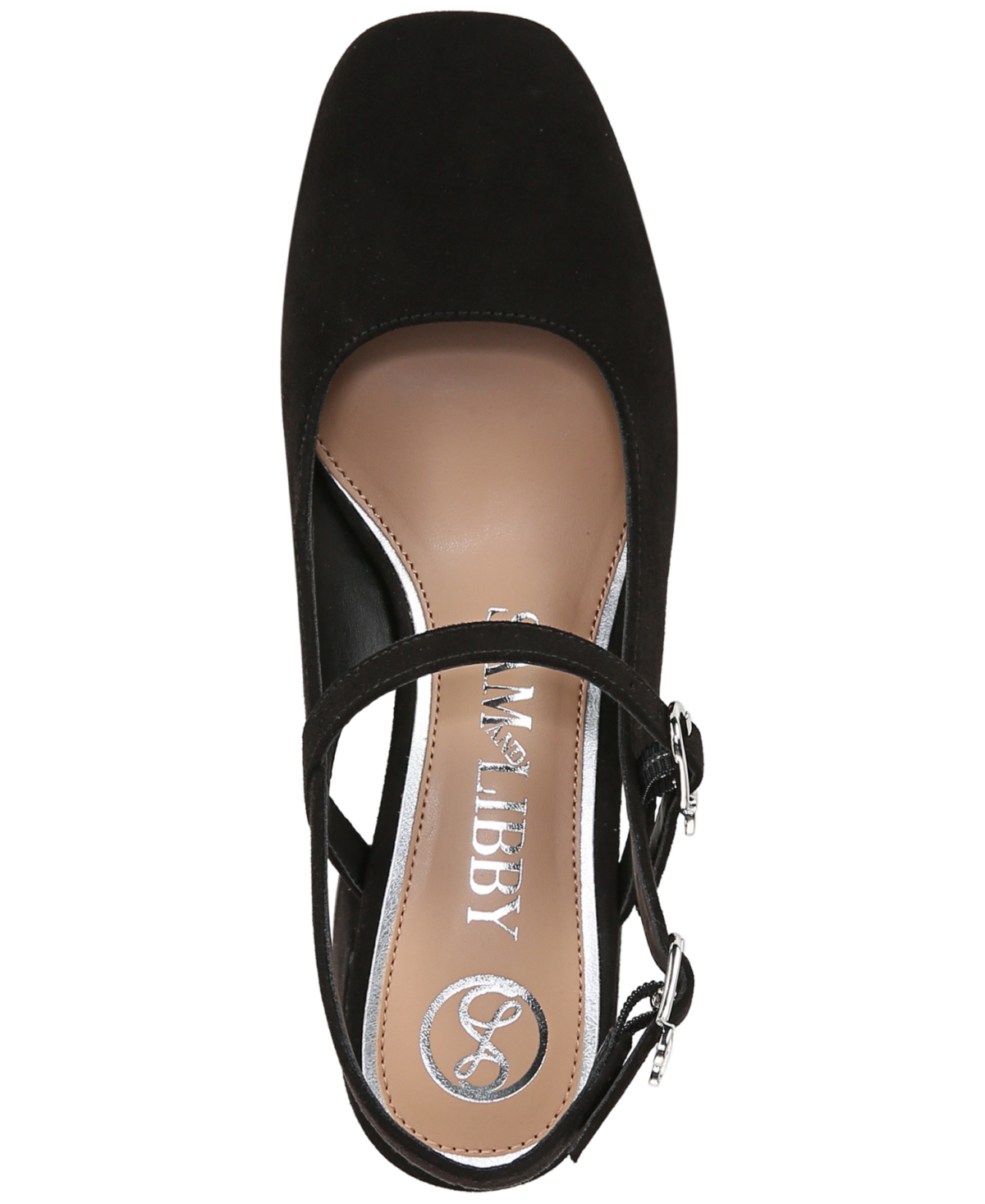 Sam & Libby Women's Grace Block Heel Slingback Mary Jane Pumps In Black
