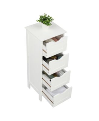 4-Drawer Storage Cabinet – Functional Organizer with Modern Design for Bedroom, Office, or Entryway