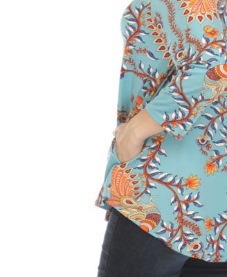 Women's Vibrant Boho Swing Top