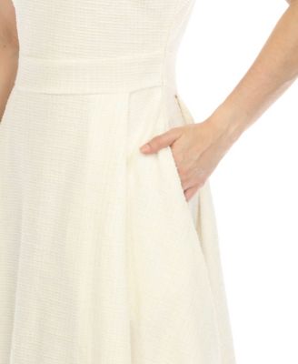 Women's Tweed Fit and Flare Dress