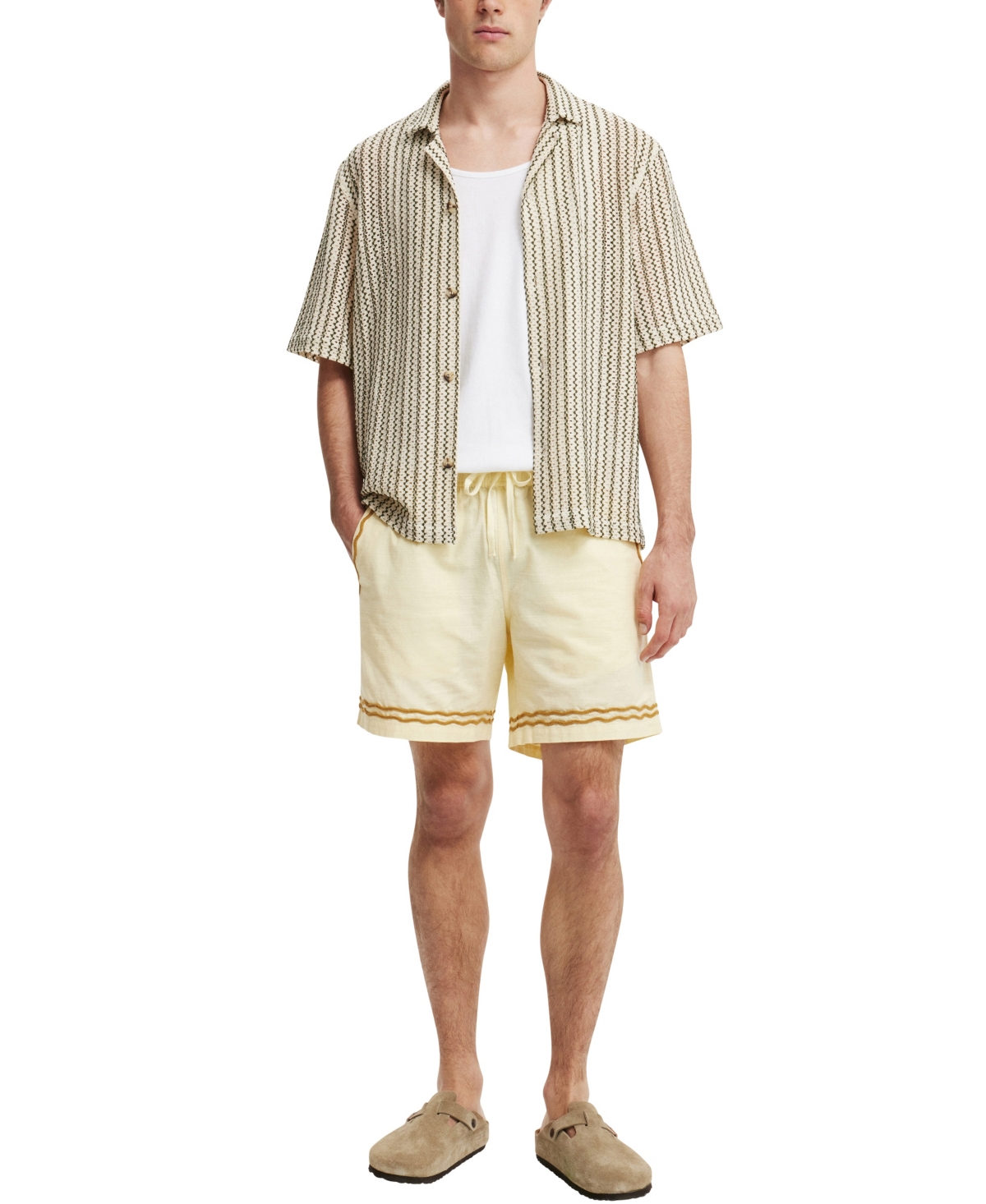 COTTON ON MEN'S ELEVATED EASY SHORT 