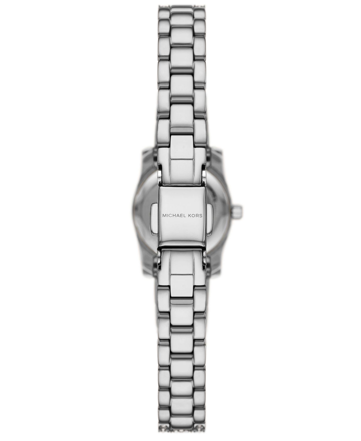 Женские часы Michael Kors Lexington Three-Hand Silver-Tone Stainless Steel Watch 19mm — фото 3