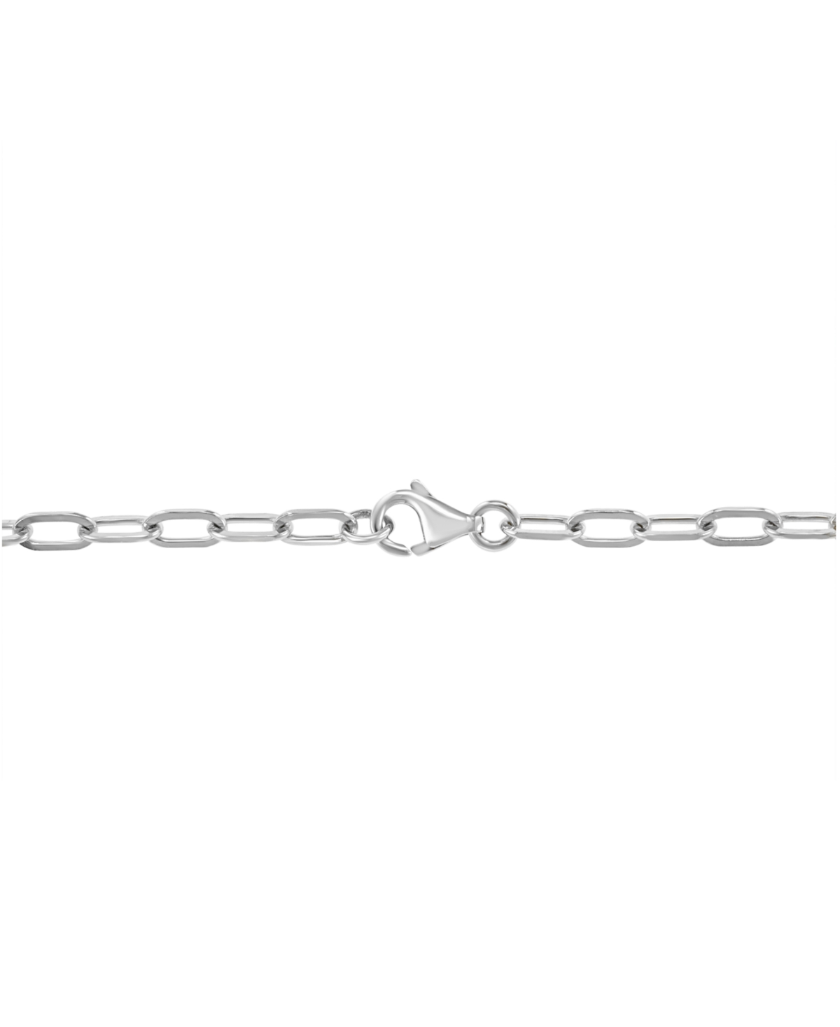 Shop Effy Collection Effy Diamond Padlock 18" Pendant Necklace (1/6 Ct. T.w.) In Sterling Silver