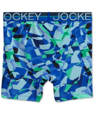 Men's Infinite Cool Stretch Moisture-Wicking Solid Boxer Briefs, 3-Pack