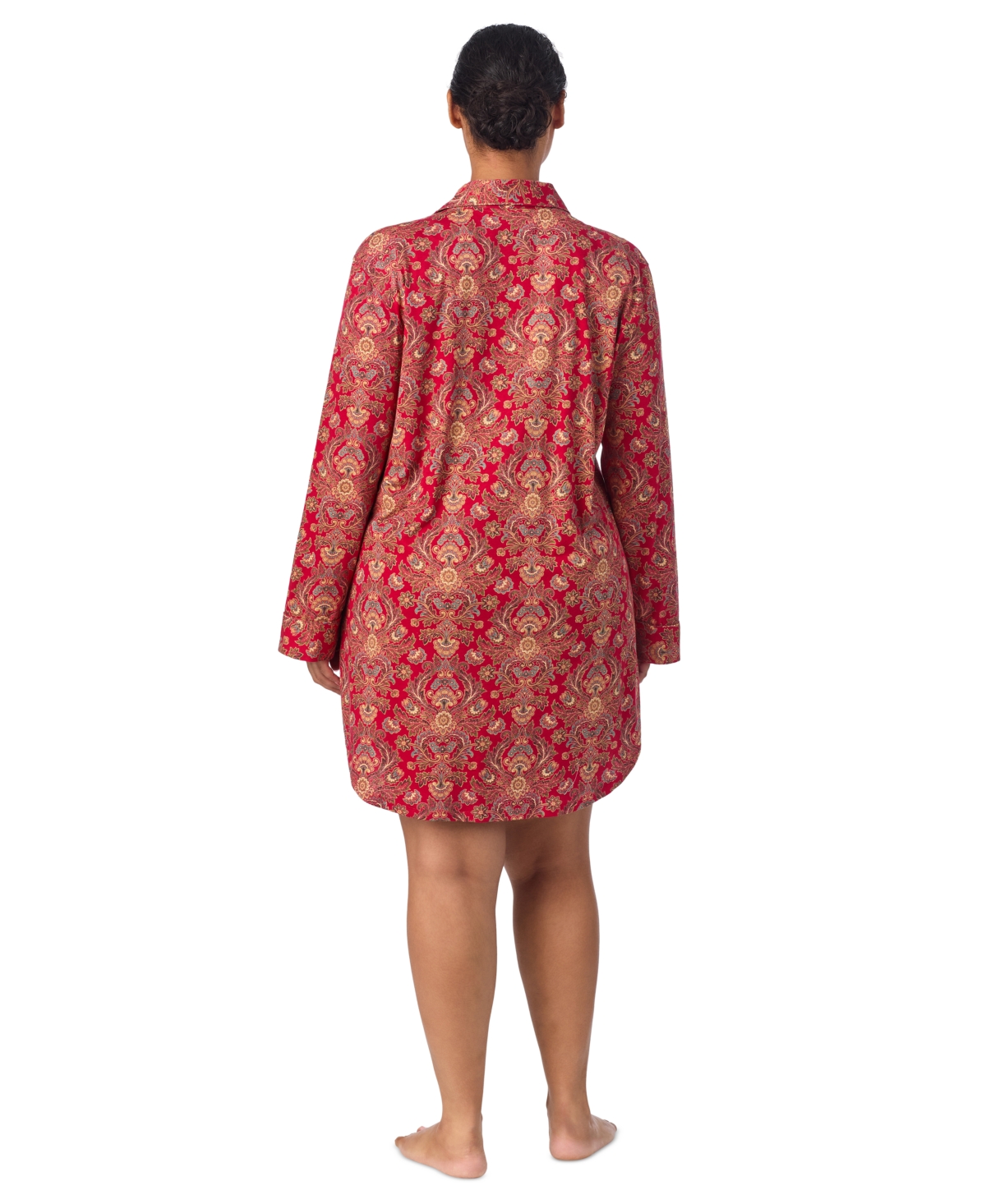 Lauren Ralph Lauren Plus Size Jersey-Knit Sleepshirt