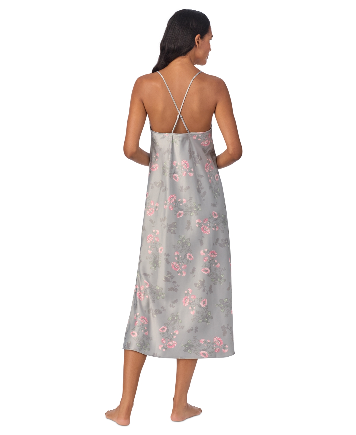 Lauren Ralph Lauren Women's Floral Satin Nightgown