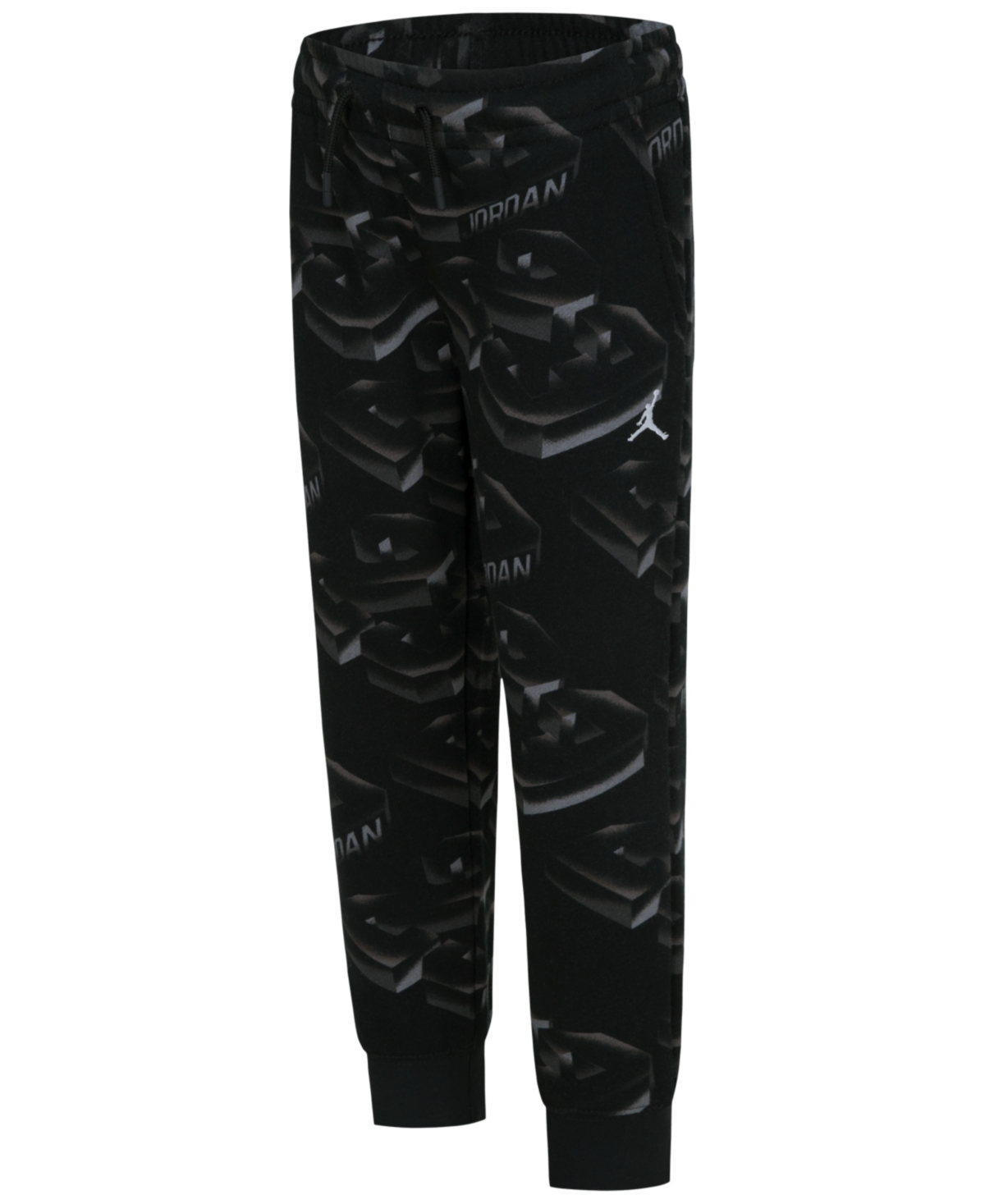 Jordan Kids' Big Boys 23 Fadeaway Fleece Pants In Black