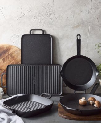 X Bobby Flay Reversible Cast Iron 11" x 16.5" Grill Griddle