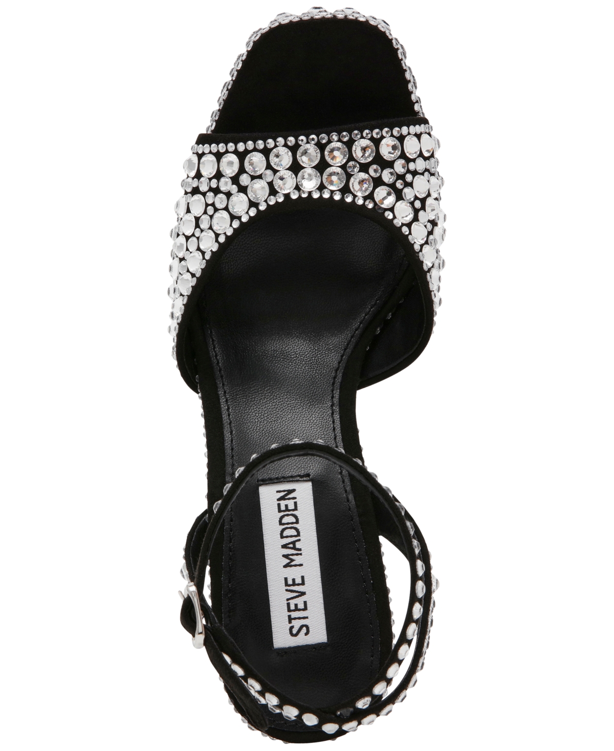 Steve Madden Women's Assured Rhinestone Platform Two Piece Dress Sandals -Rhinestone