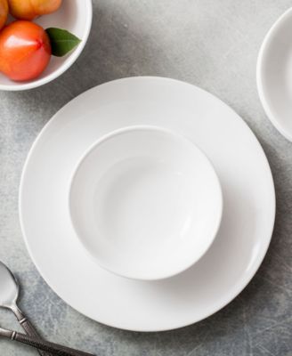 Shimmering White 32 Pc. Dinnerware Set, Service for 8