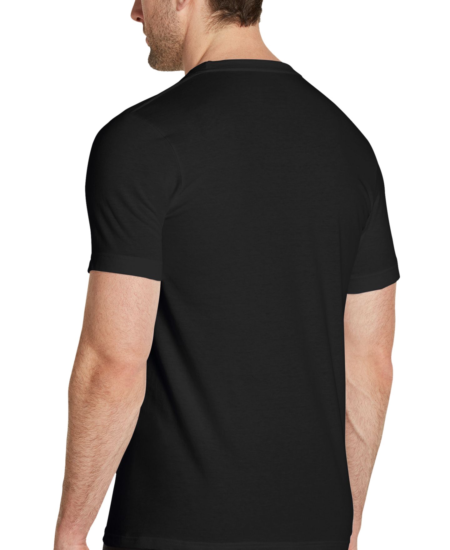 Бельё Undershirts для мужчин, круглый вырез — Jockey, цвет: Чёрный — фото 3