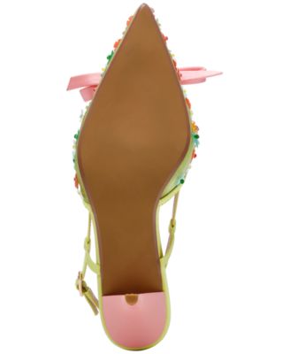 Betsey Johnson Women's Sadyy Ditzy Floral Slingback Pumps