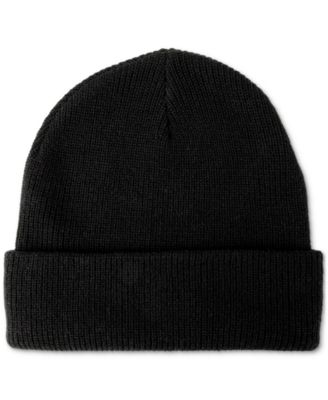 Men's Ribbed Logo Beanie