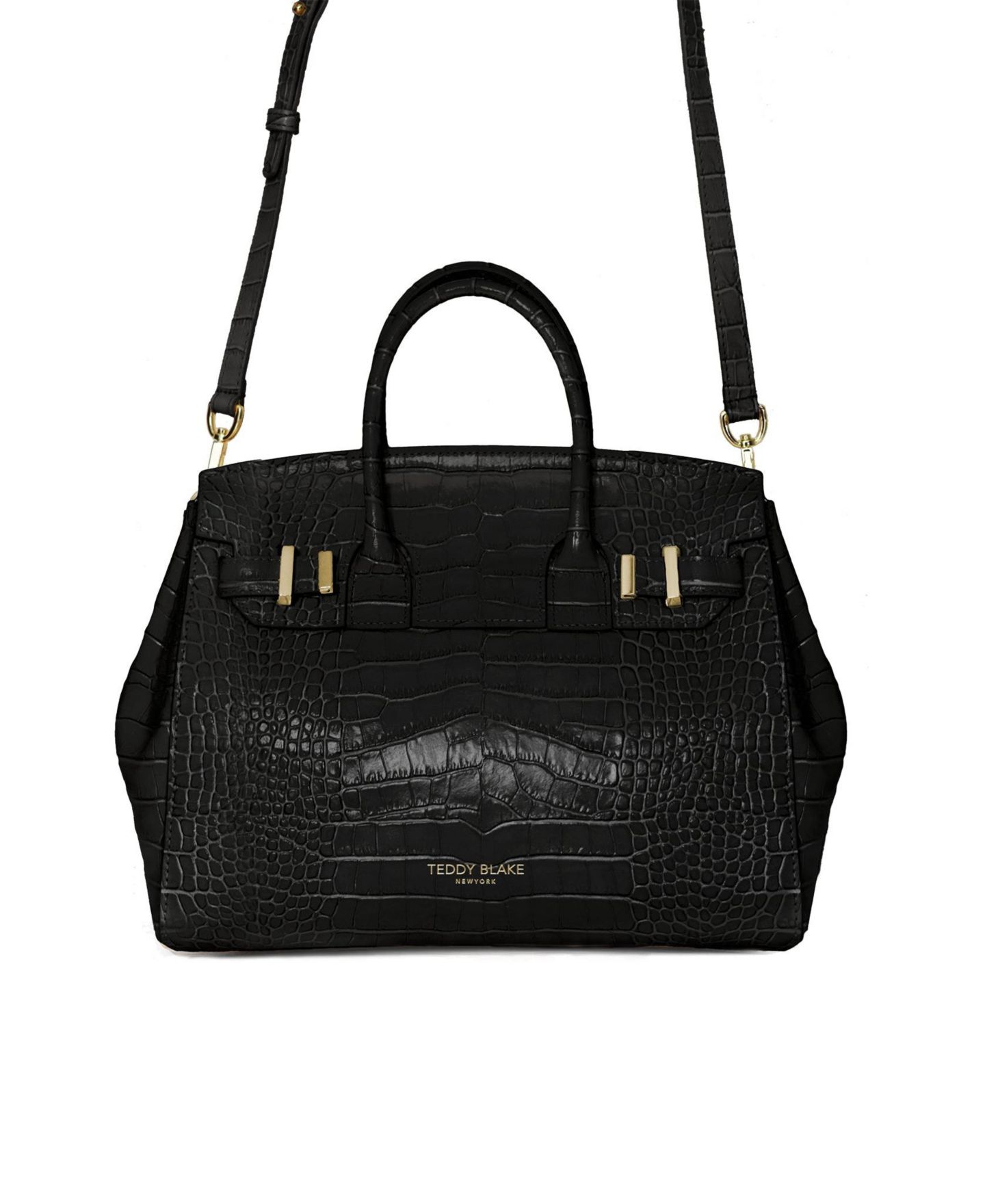 Женская сумка Teddy Blake Gigi Croco 11", цвет: Чёрный — фото 7